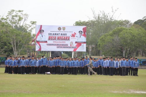 Setda Prov Kalteng Sekda Nuryakin Pimpin Upacara Bela Negara Tingkat