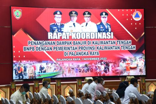 Setda Prov Kalteng Gubernur Sugianto Sabran Pimpin Rapat Koordinasi