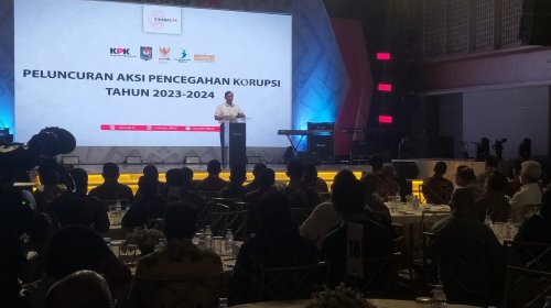 Setda Prov Kalteng Wagub Edy Pratowo Hadiri Peluncuran Aksi