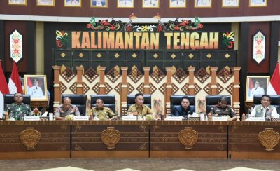 Setda Prov Kalteng Gubernur Sugianto Sabran Pimpin Rapat Koordinasi