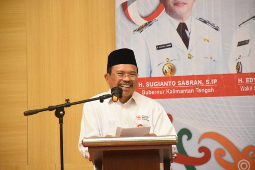 Setda Prov Kalteng Sekda Buka Mukerprov PMI Kalteng Tahun 2023