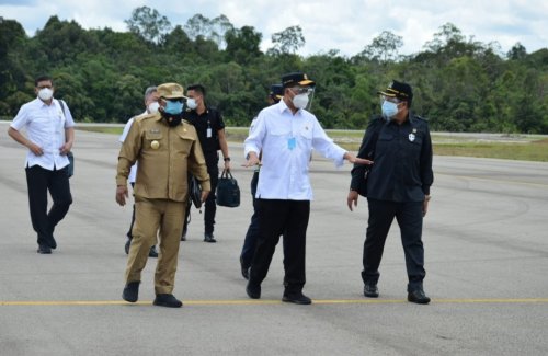 Setda Prov Kalteng Plt Gubernur Kalteng Dampingi Menteri Perhubungan