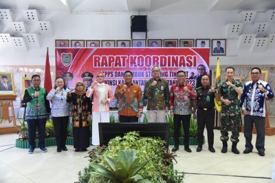 Setda Prov Kalteng Wagub Edy Pratowo Buka Rakor TPPS Dan Rembuk