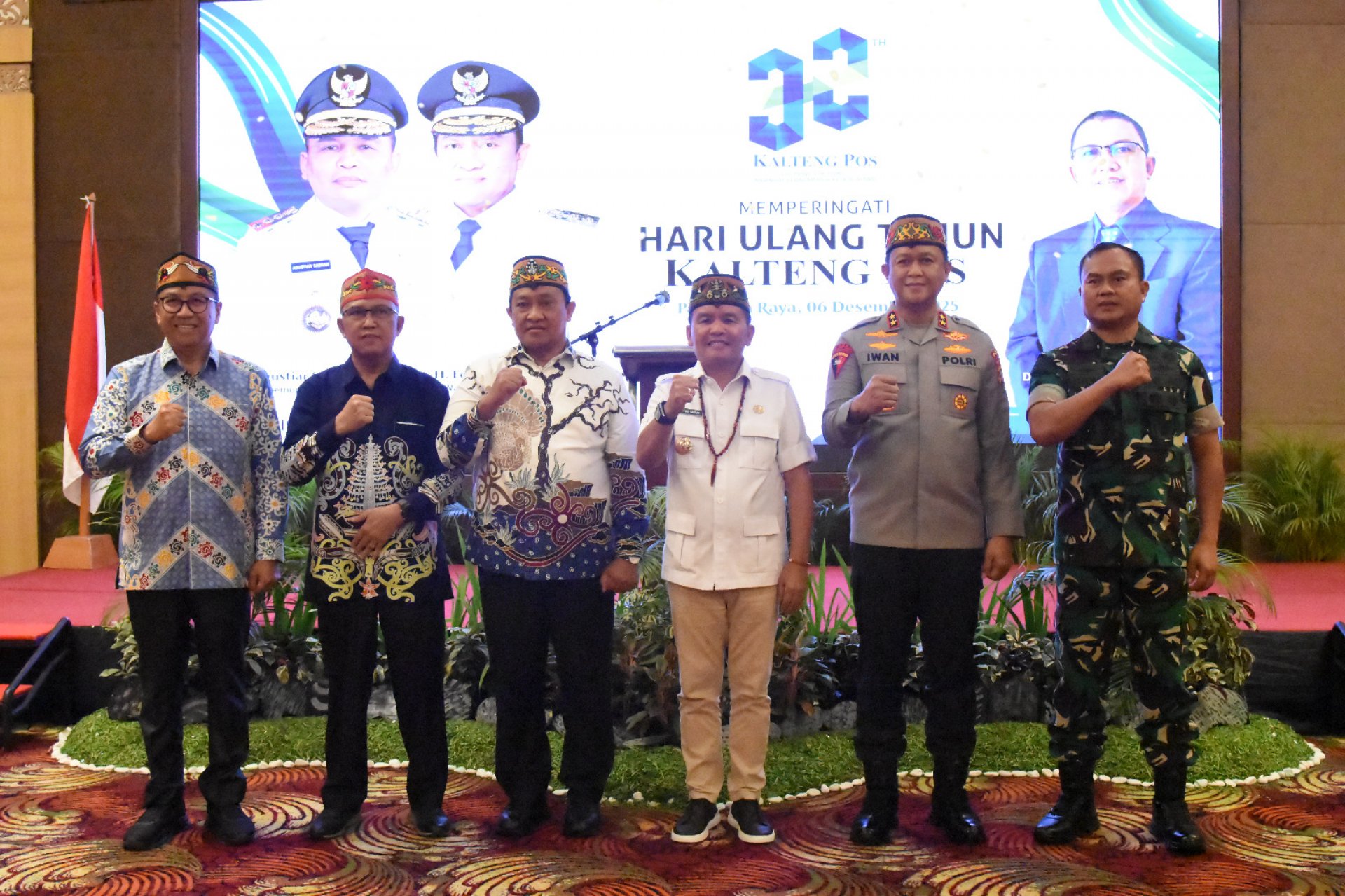 Kalteng Pos Rayakan 32 Tahun, Gubernur Agustiar Sabran Apresiasi Transformasi Digital dan Peran Demokrasi