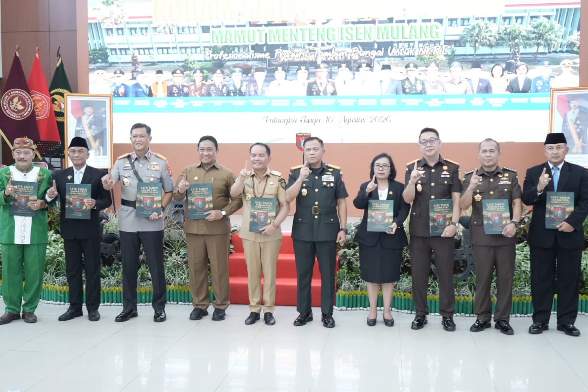 Gubernur Agustiar Sabran Hadiri Ramah Tamah HUT ke-1 Kodam XXII/Tambun Bungai