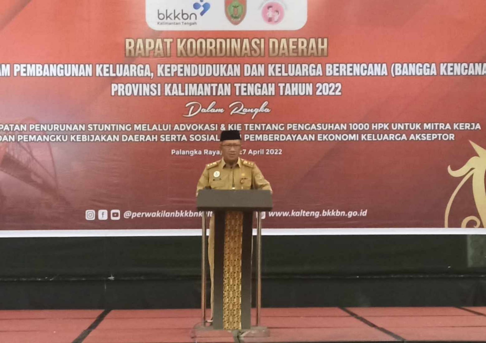 Asisten Pemkesra Buka Rakorda Bangga Kencana Bahas Percepatan Penurunan Angka Stunting