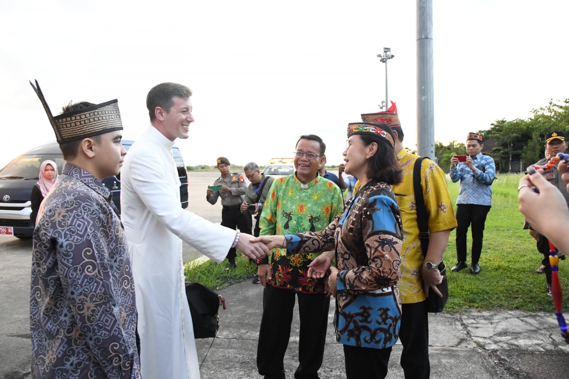 Pj. Sekda Kalteng Sambut Kedatangan Sekretaris Duta Besar Vatikan