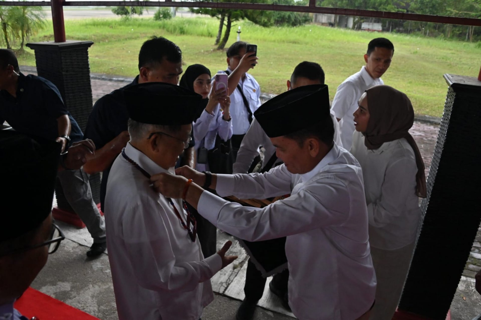 Gubernur Kalteng Sambut Kedatangan Ketua Umum Pengurus Pusat Dewan Masjid Indonesia Jusuf Kalla
