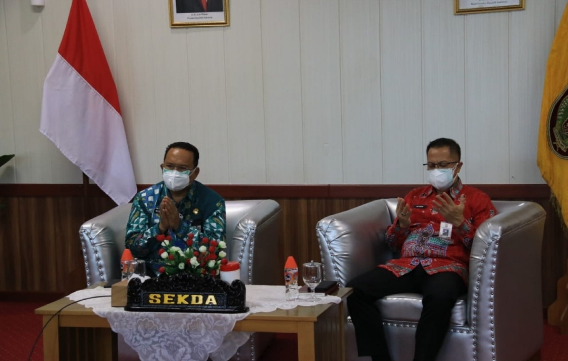 Penjabat Sekda Hadiri Pray From Home "Dari Kalimantan Tengah untuk Indonesia" Secara Virtual