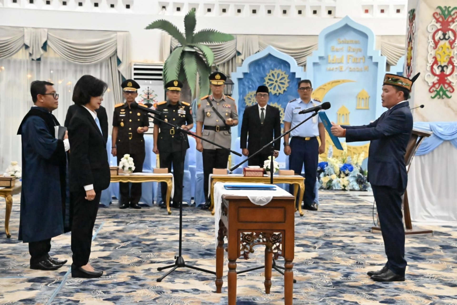 Gubernur Agustiar Sabran Resmi Lantik Linae Victoria Aden Sebagai Pj. Sekda Kalteng