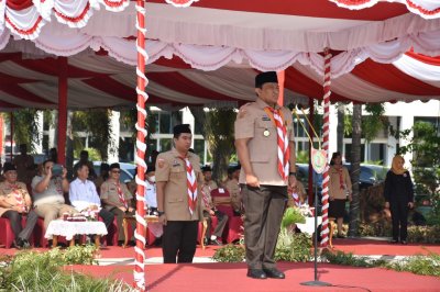 Setda Prov Kalteng Wagub Edy Pratowo Pimpin Upacara Hari Pramuka Ke Tingkat Provinsi Kalteng