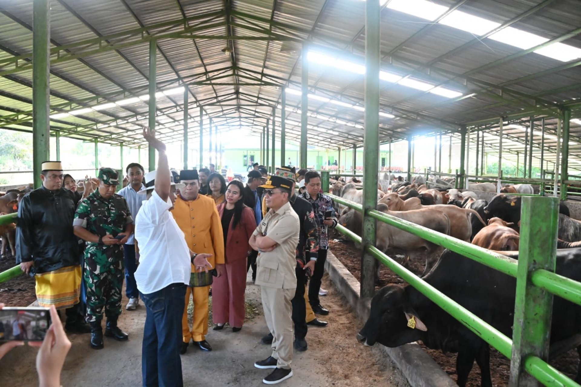 Dukung Pengembangan Kewirausahaan Peternakan, Gubernur Agustiar Sabran Tinjau Sentra Produksi BJA Farm di Kobar