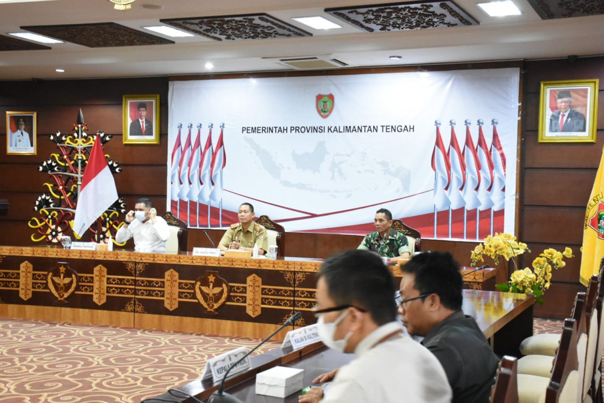 Rakor Mingguan Pengendalian Inflasi Bersama Mendagri, Kalteng Masuk 10 Indeks Wilayah Penurunan Harga Tertinggi Se-Indonesia