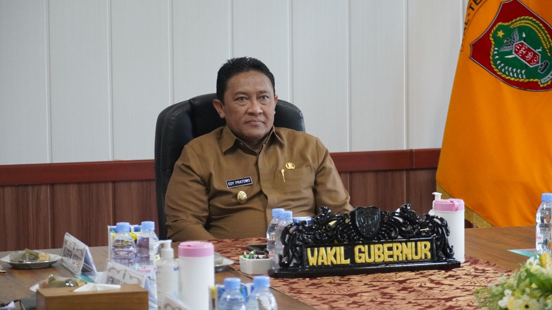 Wagub Kalteng Hadiri Secara Virtual Apel Kesiapsiagaan Penanggulangan Karhutla Nasional