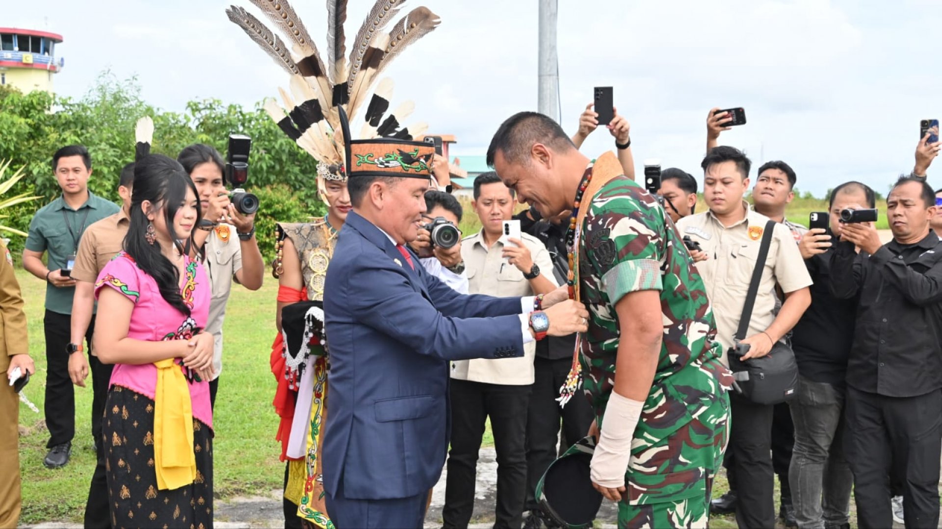 Gubernur Agustiar Sabran Sambut Kunjungan Wakasad Letjen TNI Tandyo Budi Revita ke Kalteng