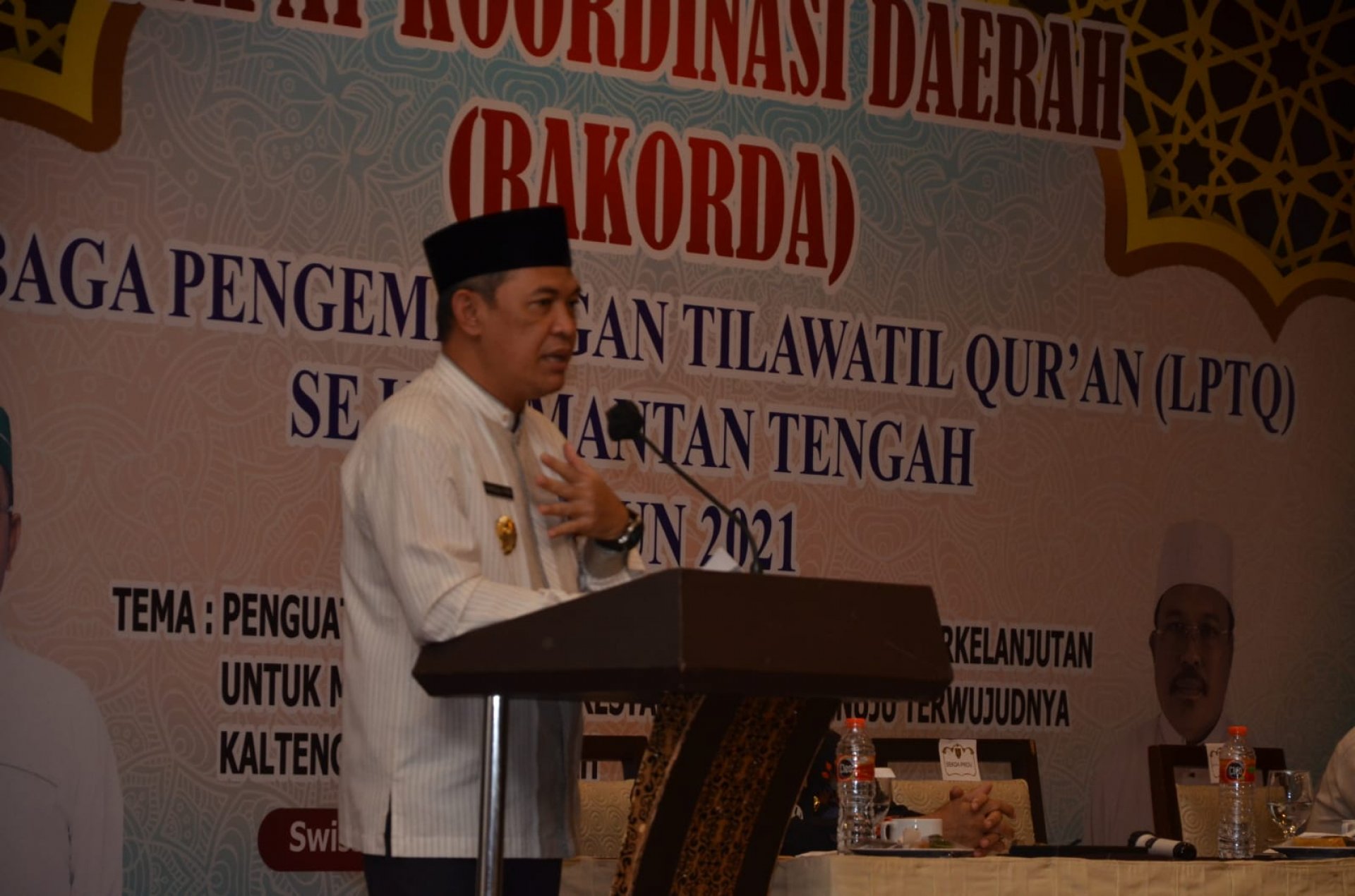 Sekda Fahrizal Fitri Wakili Gubernur Buka Rakorda LPTQ Se-Kalteng Tahun 2021