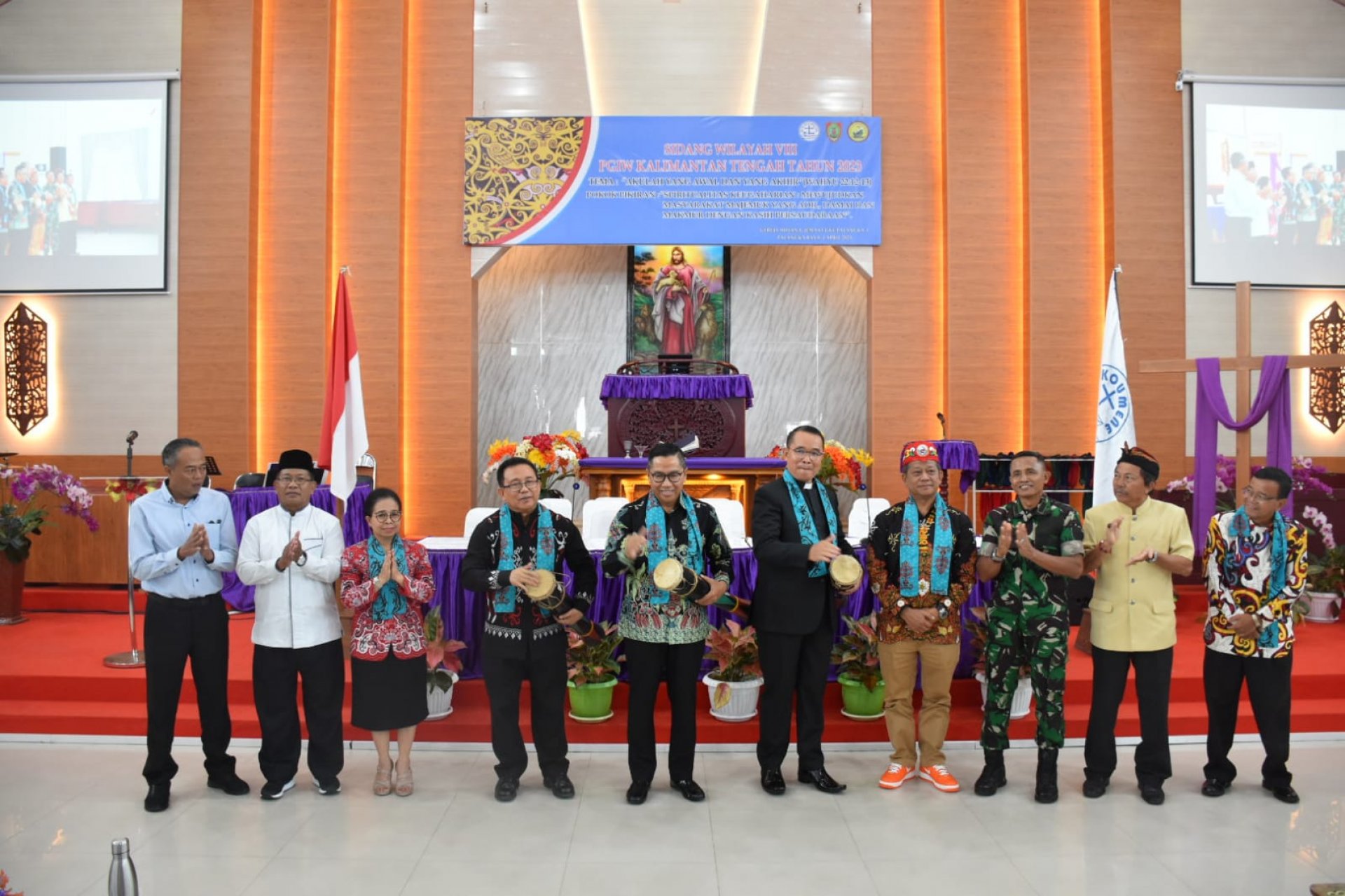 Wakili Gubernur, Asisten Ekobang Buka Sidang Wilayah VIII PGI Wilayah Kalimantan Tengah