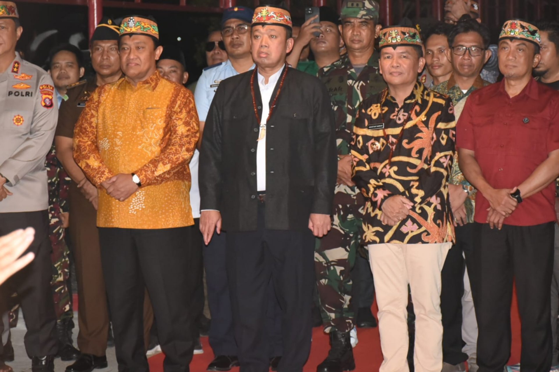 Gubernur dan Wagub Sambut Kedatangan Menteri ATR/BPN Nusron Wahid ke Kalteng