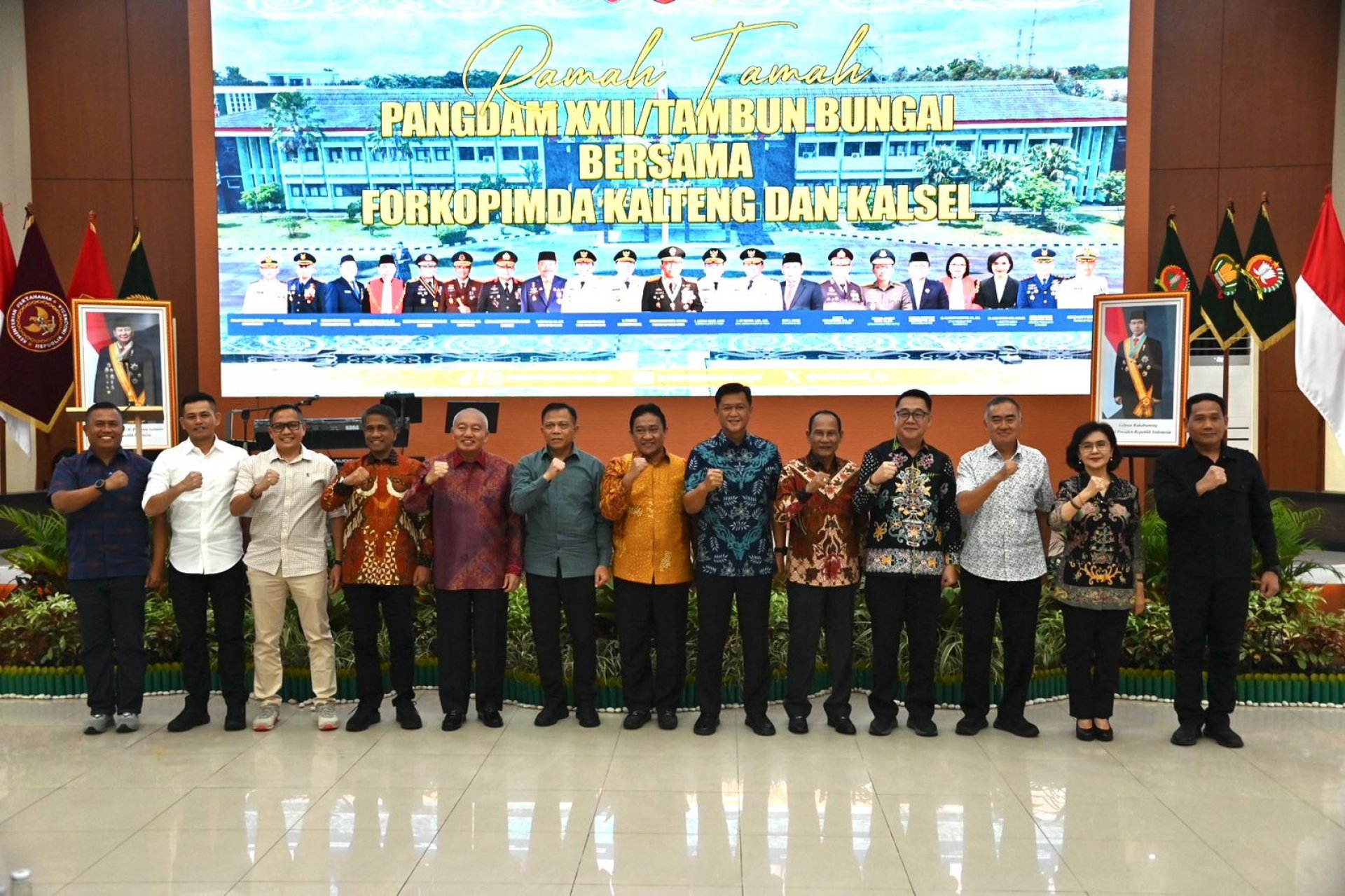 Pererat Sinergi Dua Provinsi, Wagub Edy Pratowo Hadiri Silaturahmi Pangdam Bersama Forkopimda Kalteng dan Kalsel