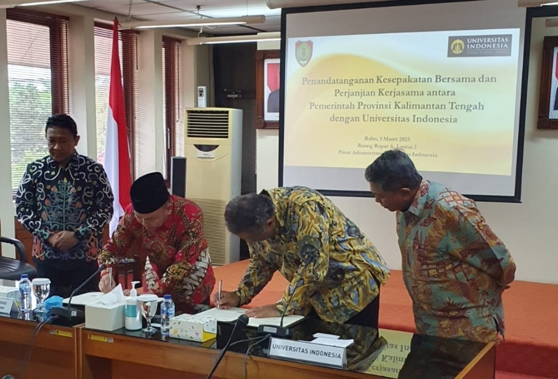 Komitmen Kembangkan SDM Kalteng, Gubernur Tanda Tangani Kerja Sama dengan Universitas Indonesia