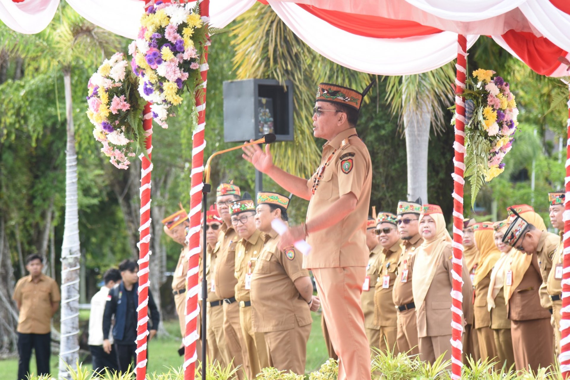 Gubernur Agustiar Sabran Pimpin Apel Besar dan Halal Bihalal Bersama 4.497 ASN Pemprov Kalteng