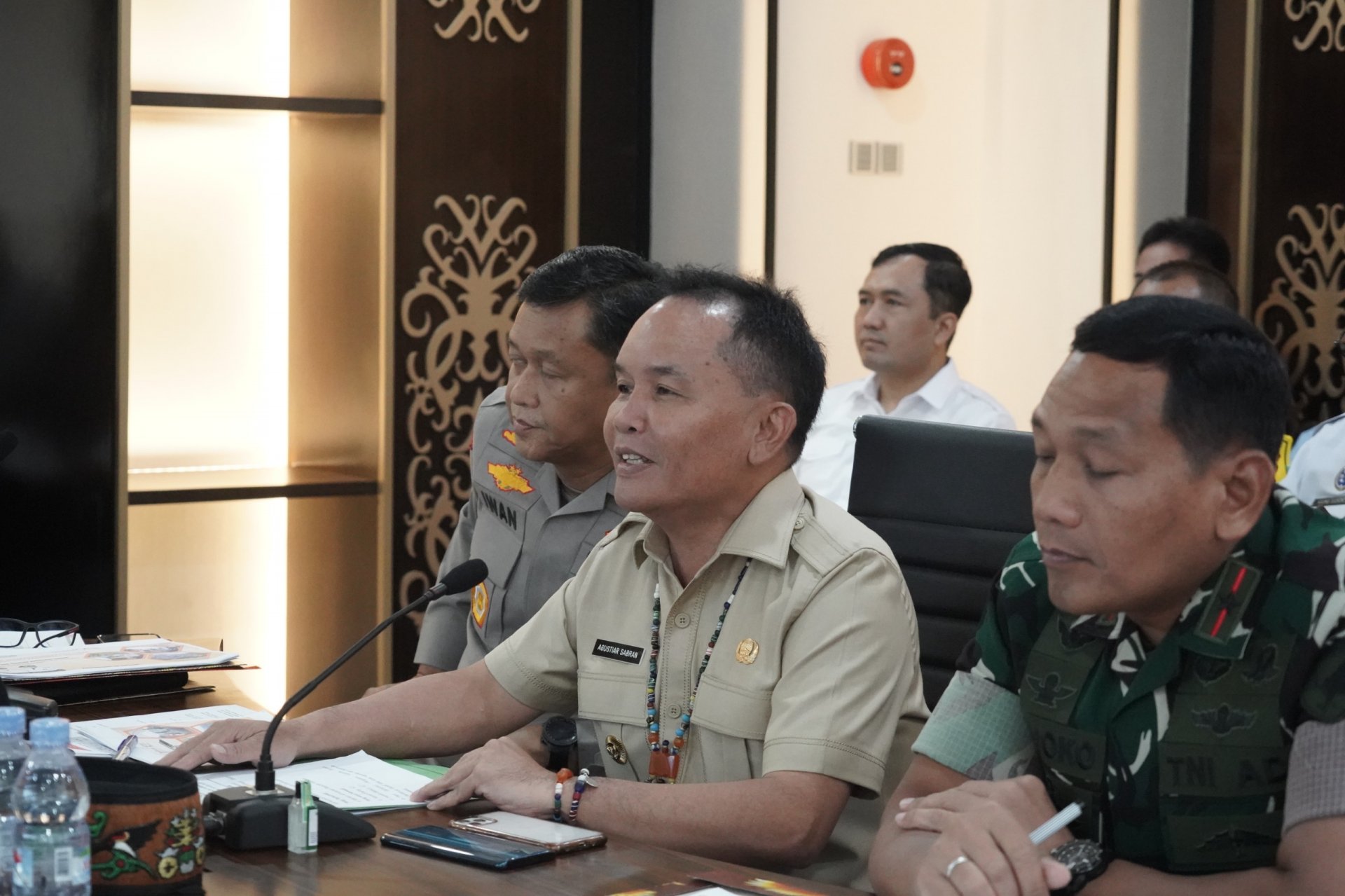 Ikuti Rakor Monitoring, Gubernur Agustiar Sabran Laporkan Karhutla di Kalteng Masih Terkendali