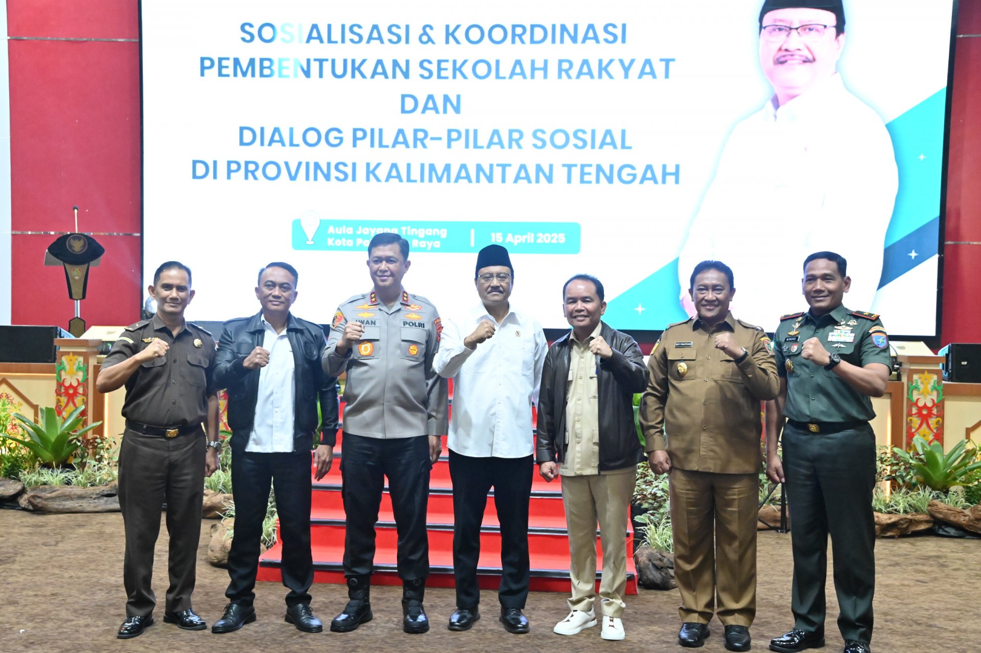 Gubernur Kalteng Berkomitmen Kurangi Angka Kemiskinan dan Dukung Sekolah Rakyat