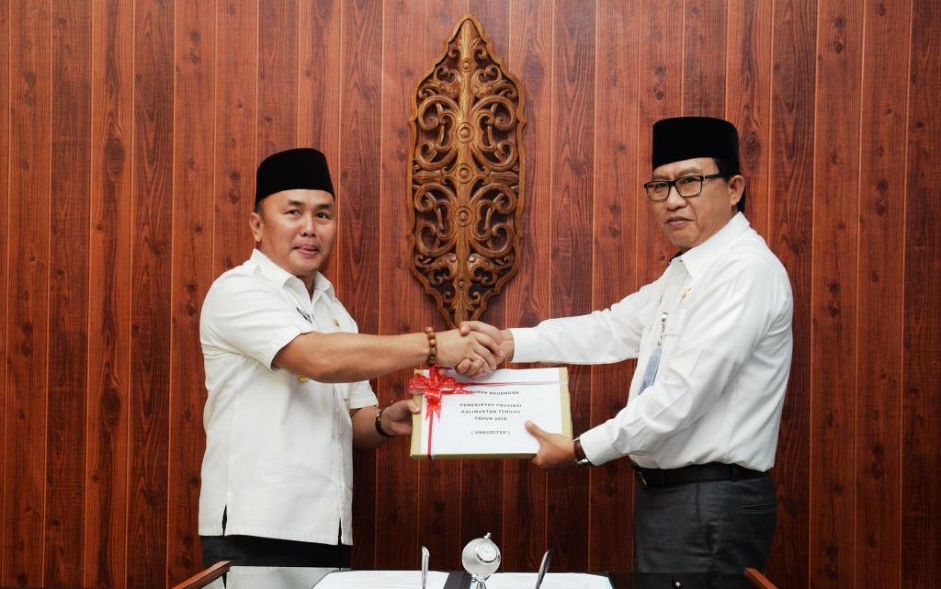 Gubernur Kalteng Serahkan LKPD Unaudited TA 2018 Kepada BPK RI