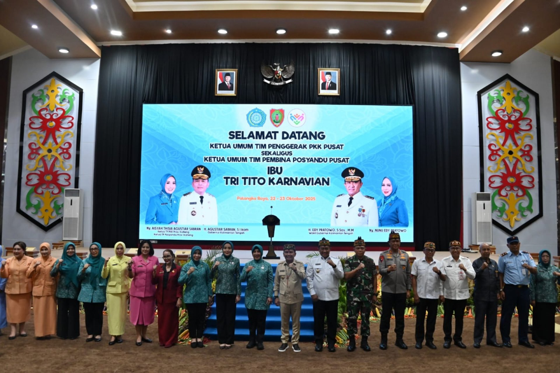 Kunjungan ke Kalteng, Ketua Umum TP PKK Pusat ajak Pemda Berkolaborasi Wujudkan Kesejahteraan Masyarakat