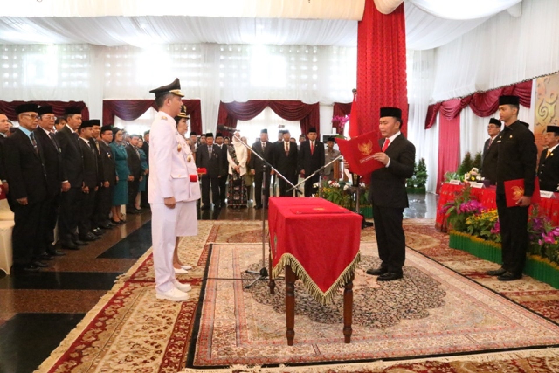 Gubernur Kalteng Lantik Bupati dan Wakil Bupati Gumas Terpilih Periode 2019-2024