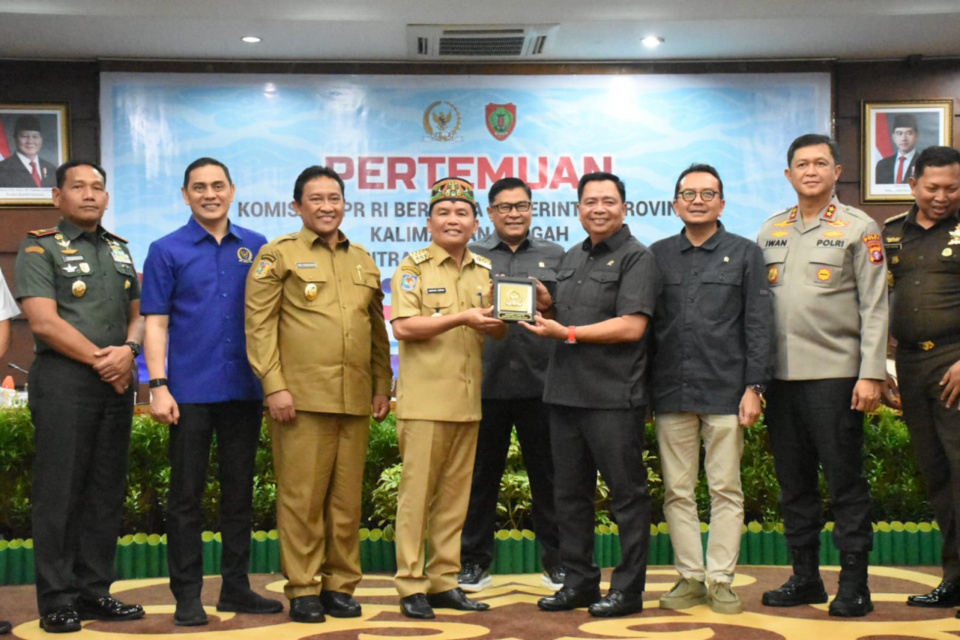 Kunker Komisi V DPR RI, Gubernur dan Wagub Dorong Percepatan Pembangunan Infrastruktur di Kalteng