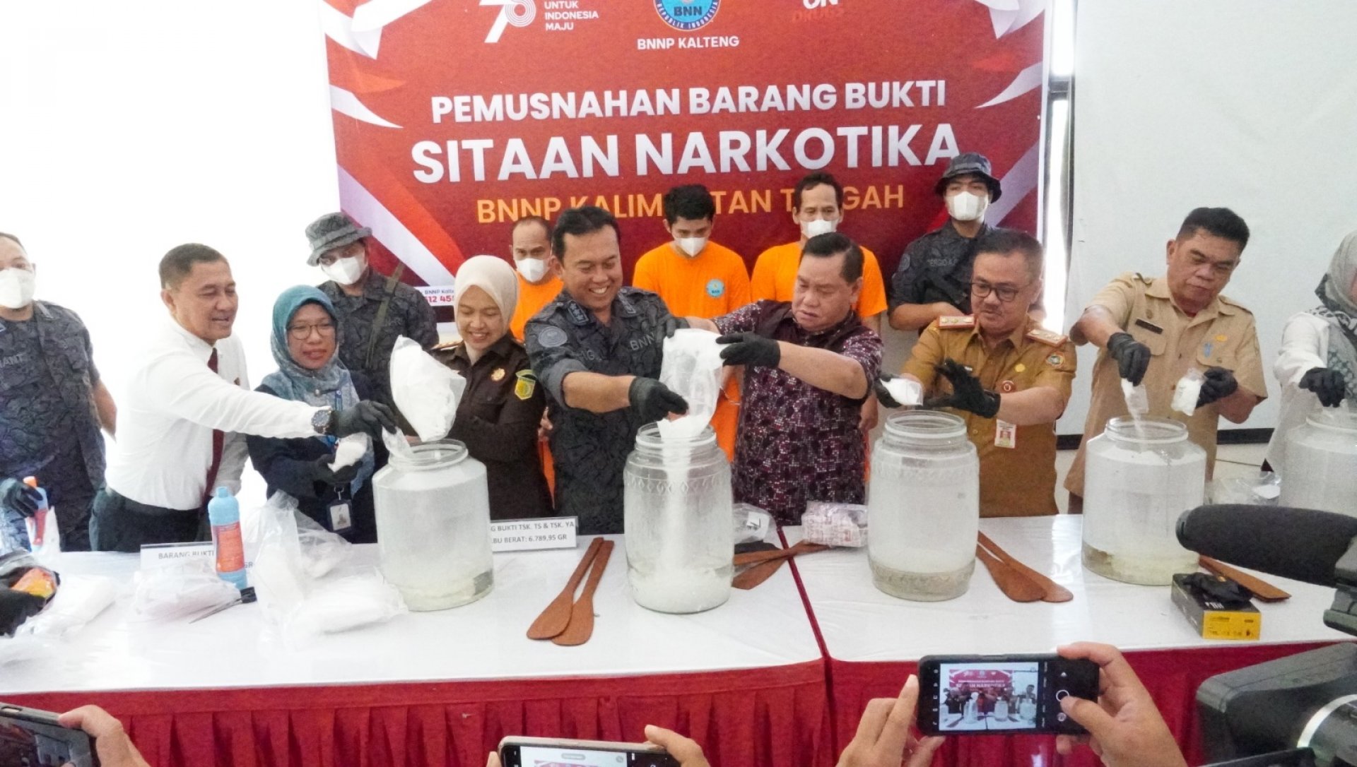 Pemprov Apresiasi Pengungkapan Kasus Narkotika Terbesar di Kalteng