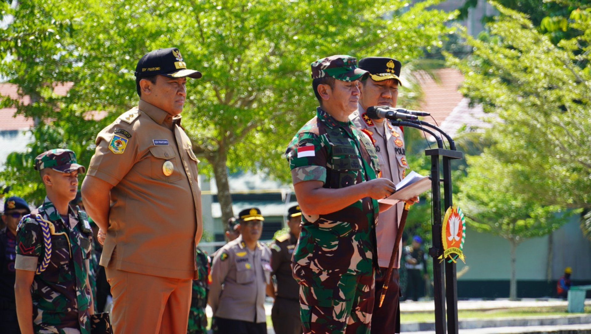 Wagub Edy Pratowo Hadiri Apel Gelar Kesiapan Pengamanan VVIP Kunker Wapres RI ke Kalteng