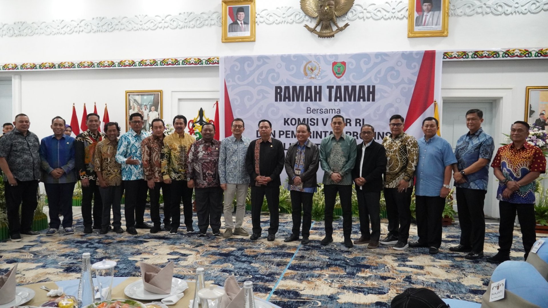Ramah Tamah Bersama Komisi V DPR RI, Gubernur Agustiar Sabran Dorong Akselerasi Konektivitas dan Infrastruktur Kalteng