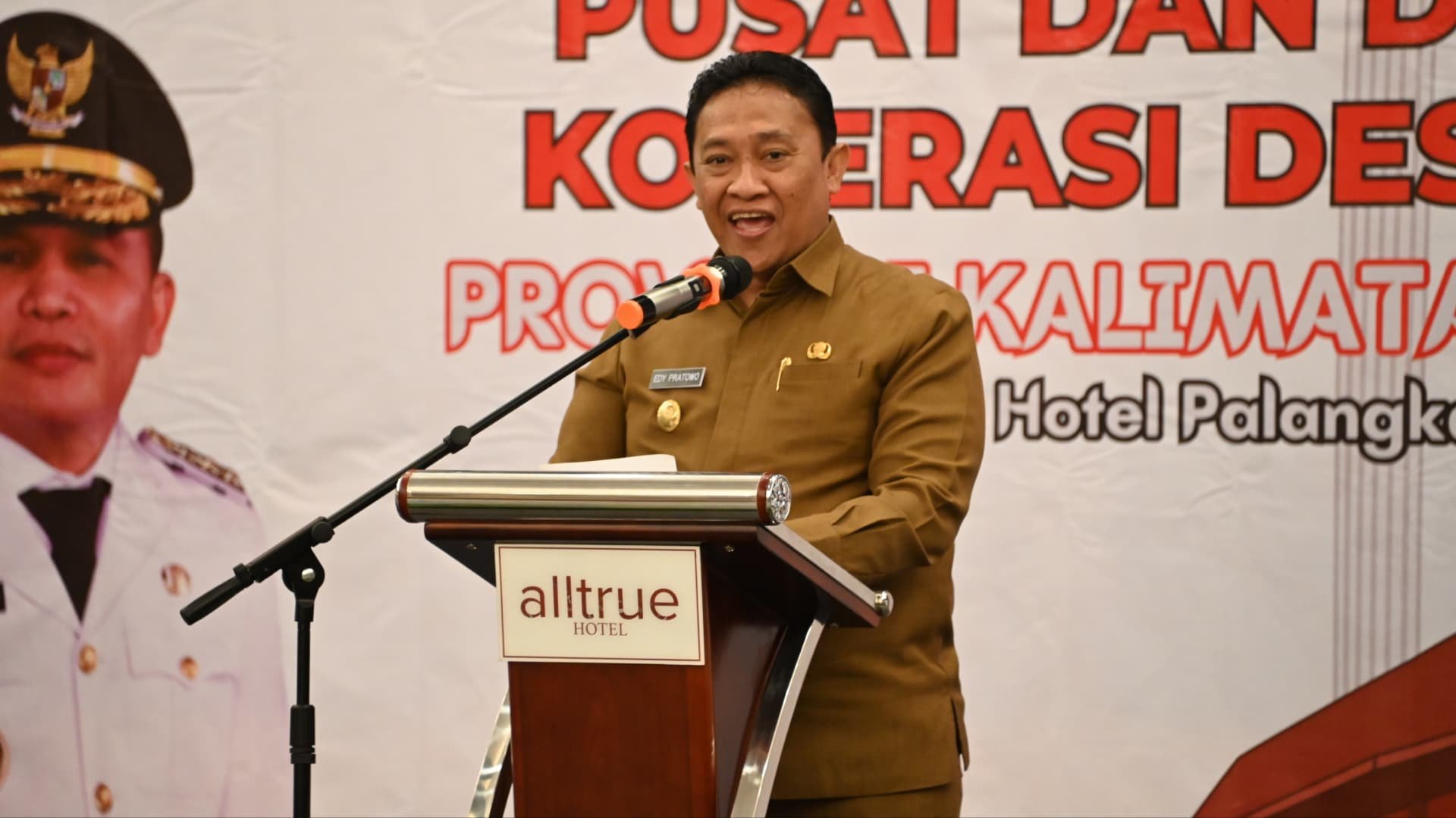 Wagub Edy Pratowo Buka Rakorda Pusat dan Daerah Terkait Koperasi Desa Kelurahan Merah Putih Kalteng