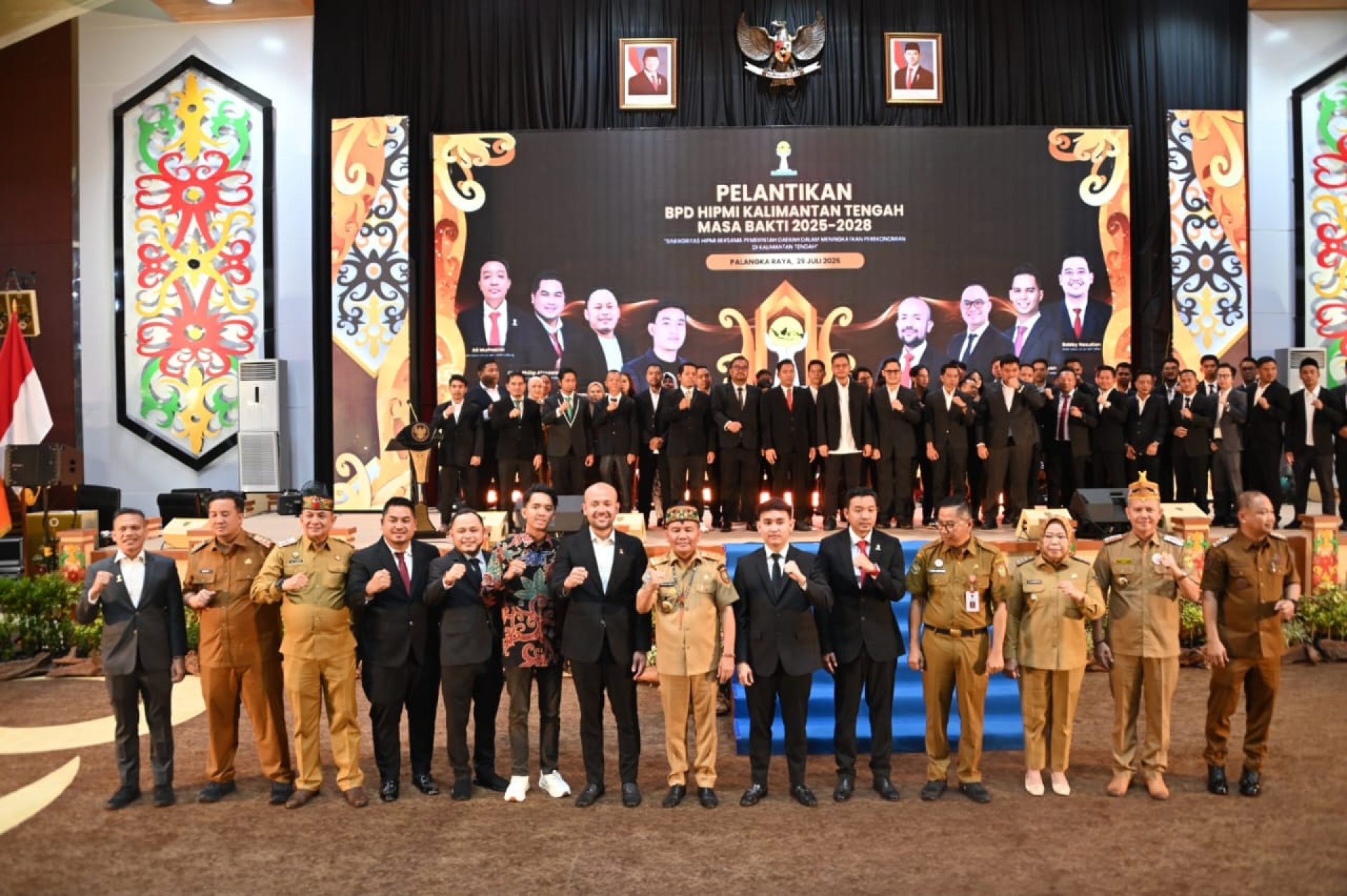 Gubernur Agustiar Sabran Hadiri Pelantikan Pengurus HIPMI Kalteng