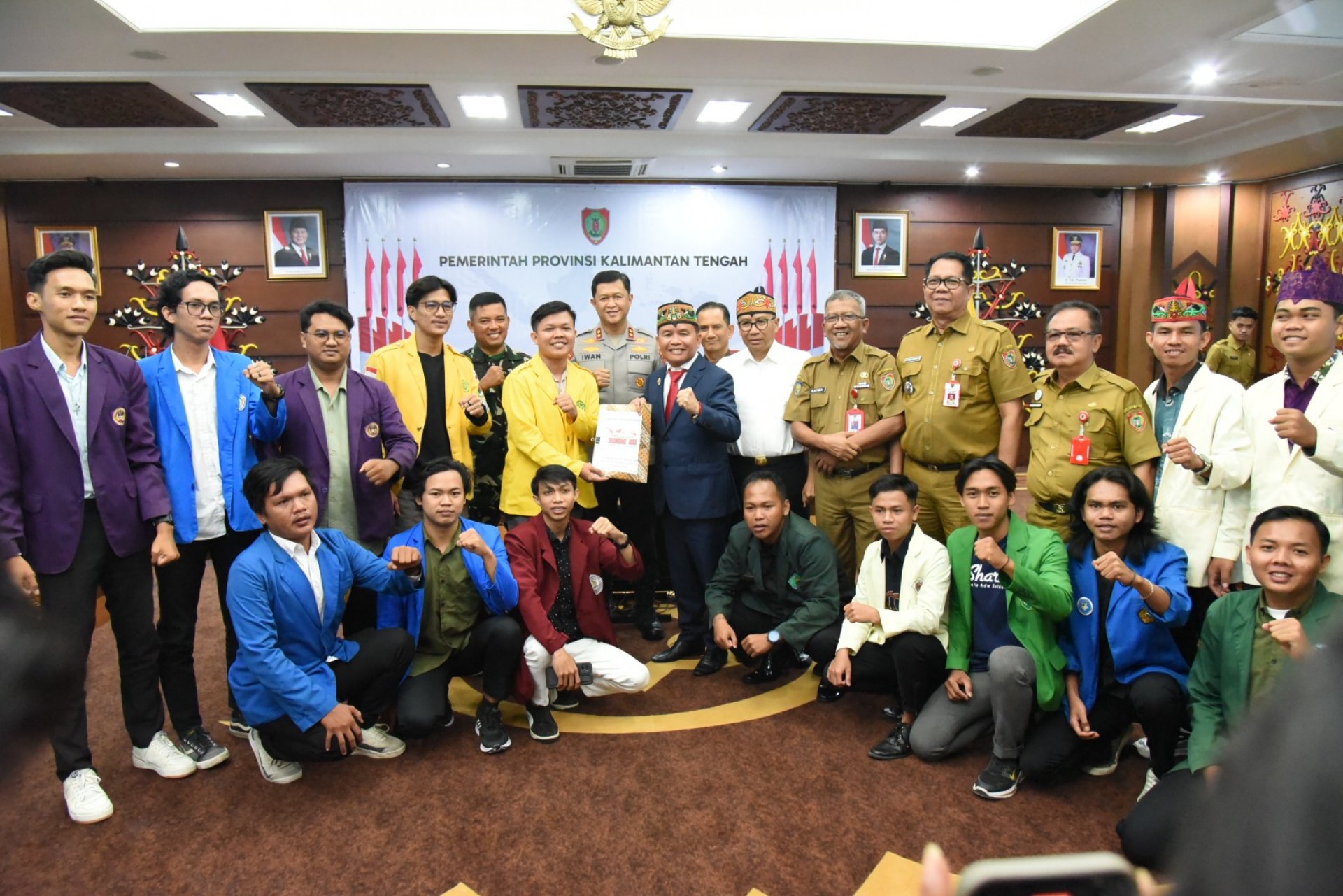 Gubernur Agustiar Sabran Gelar Silaturahmi Bersama Badan Eksekutif Mahasiswa Se-Kalteng