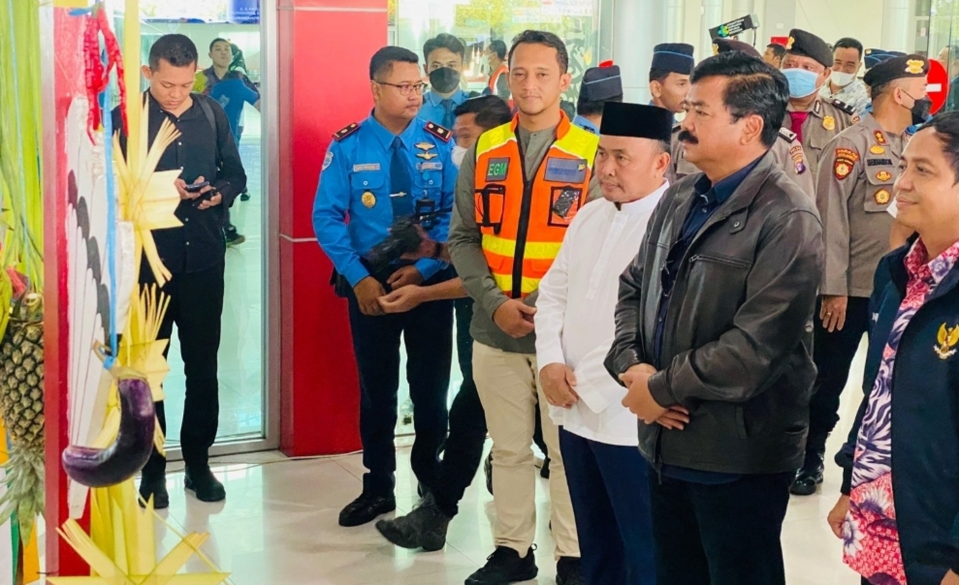 Gubernur Sugianto Sabran Sambut Kedatangan Menteri ATR/BPN Hadi Tjahjanto