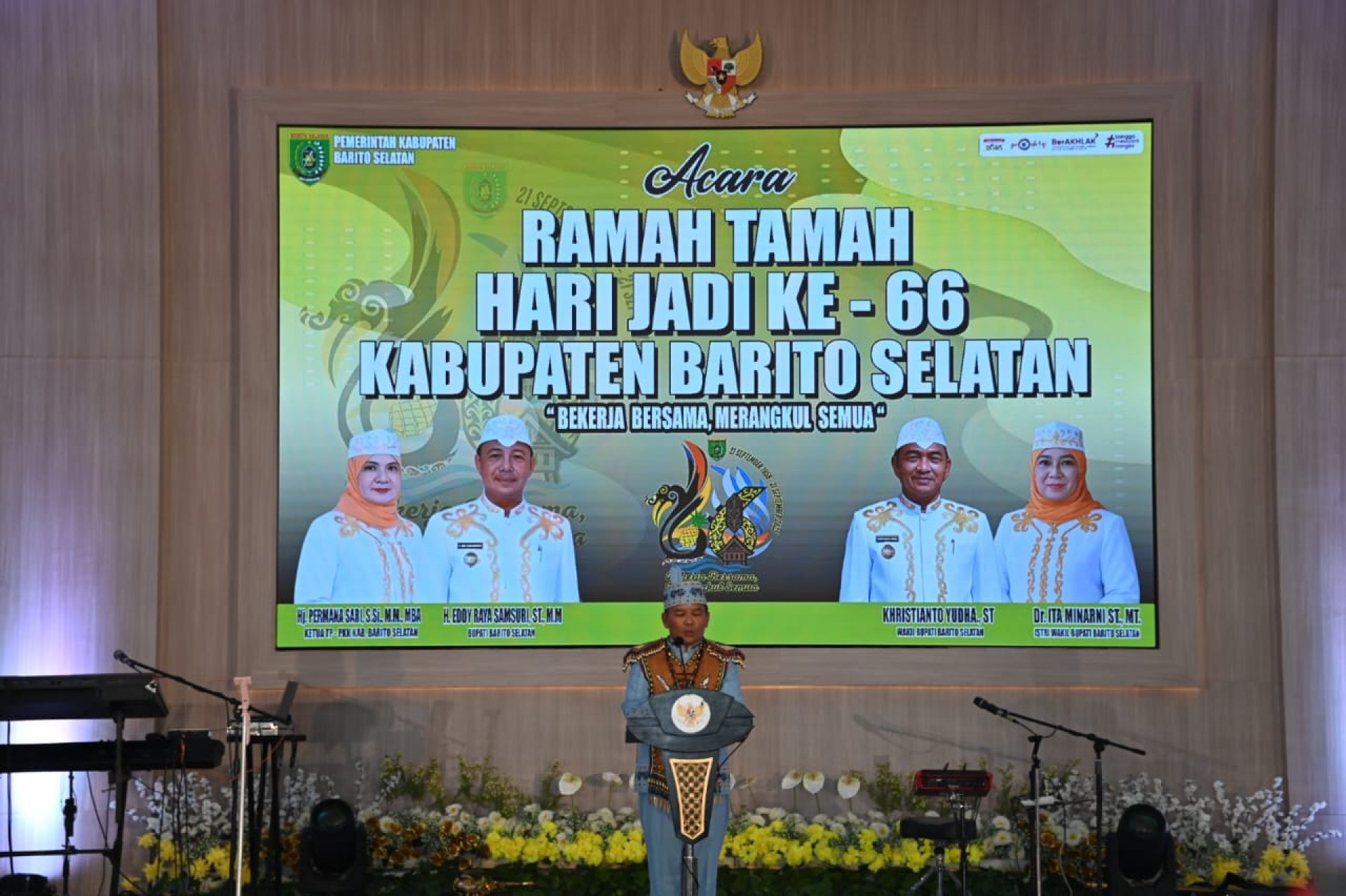 Ramah Tamah Bersama Pemkab Barsel, Gubernur Ajak Kerja Bersama, Merangkul Semua