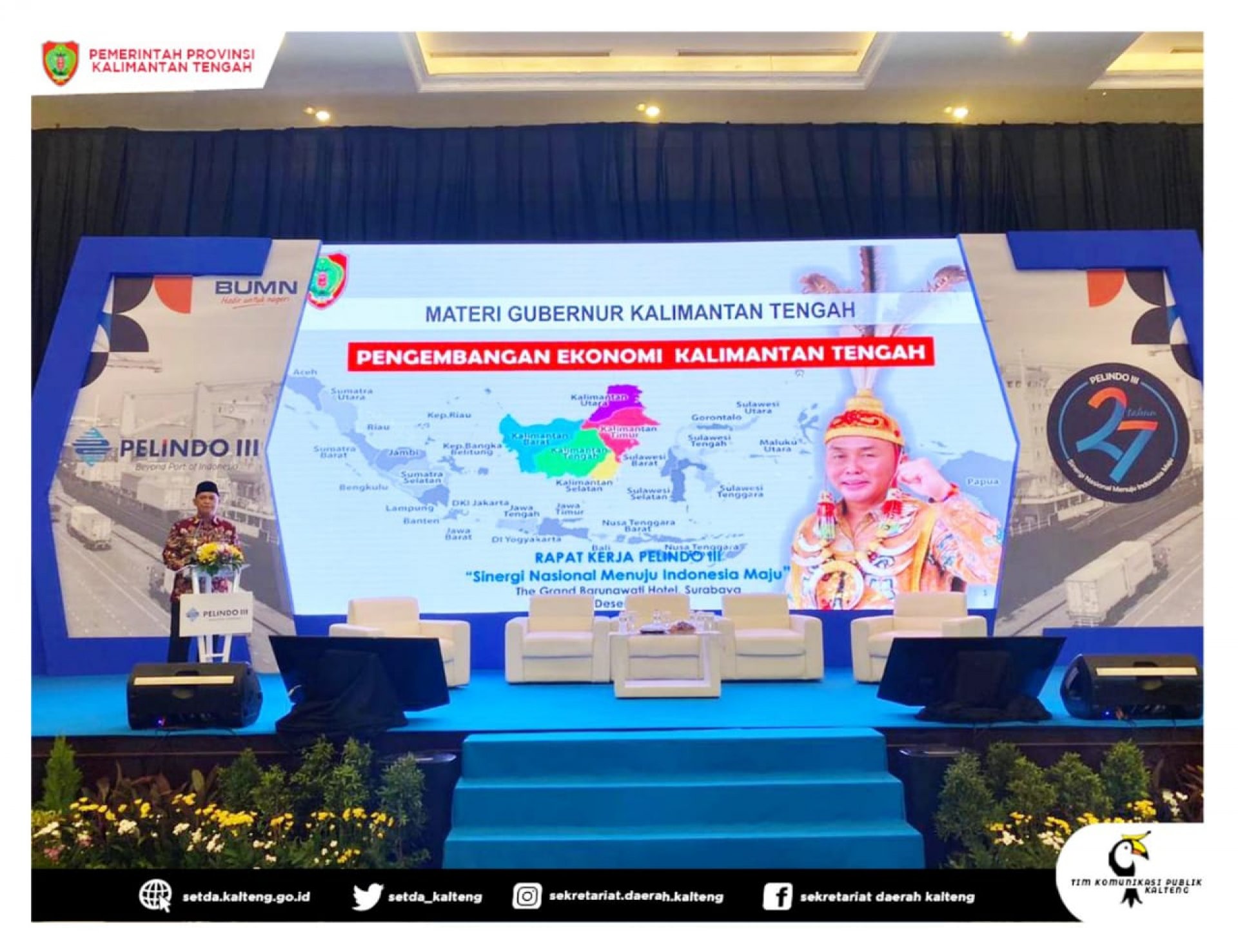 Pemprov Kalteng dan Pelindo III Tingkatkan Sinergi Program Menuju Indonesia Maju