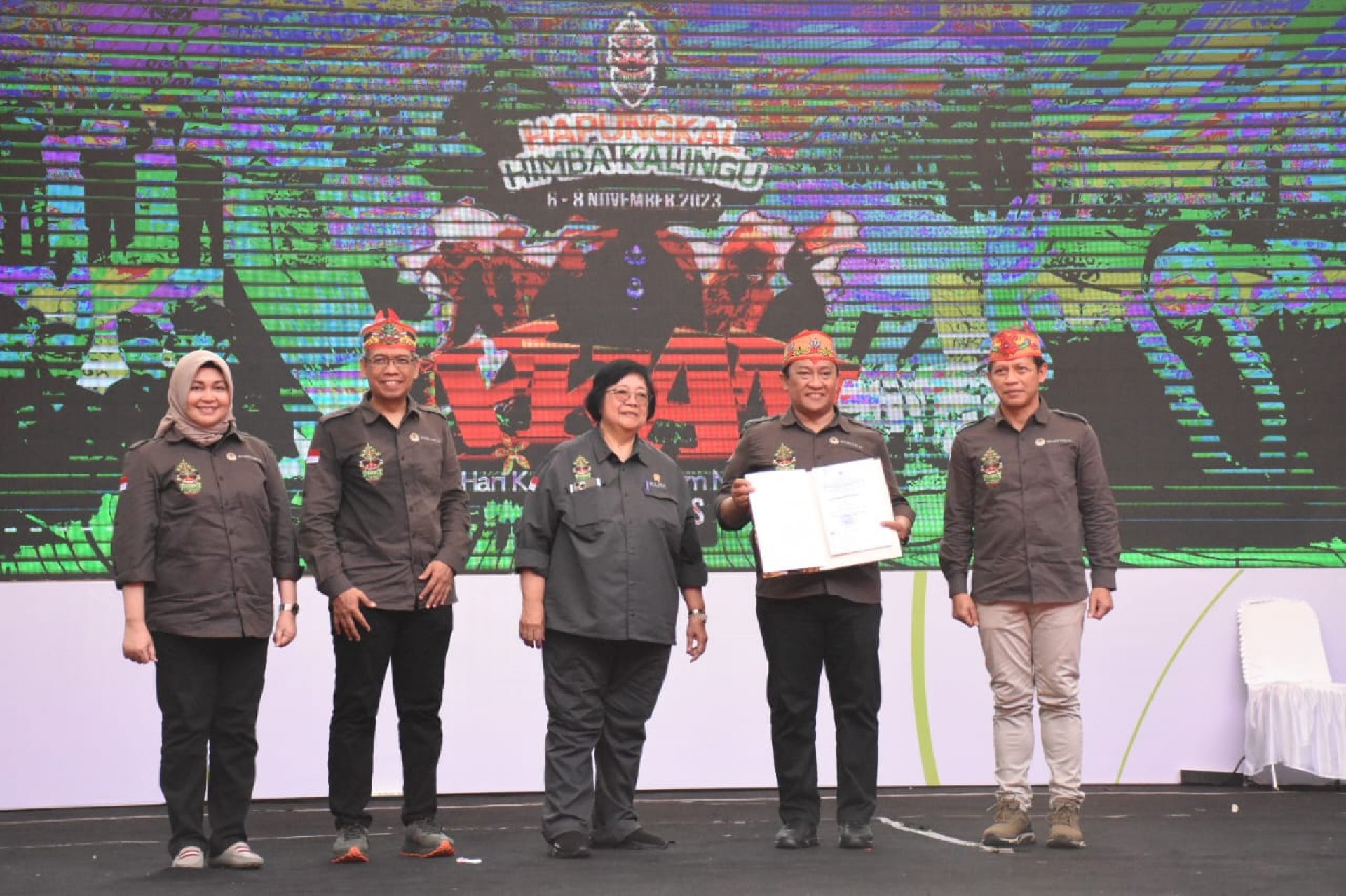 Wagub Dampingi Menteri LHK Hadiri Puncak Peringatan Hari Konservasi Nasional di Taman Wisata Alam Tangkiling