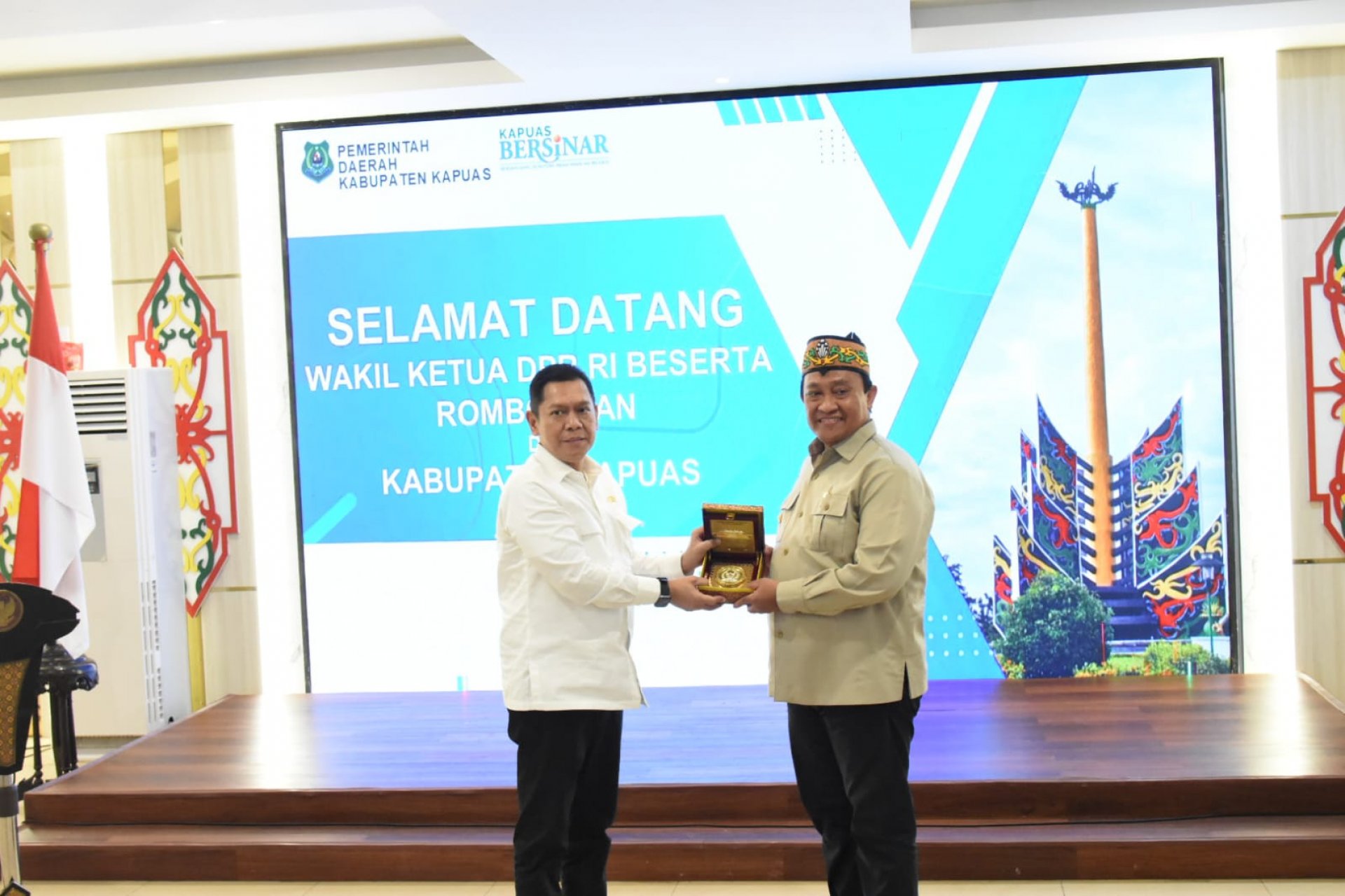 Wagub Kalteng Silaturahmi Bersama Wakil Ketua DPR RI di Kabupaten Kapuas