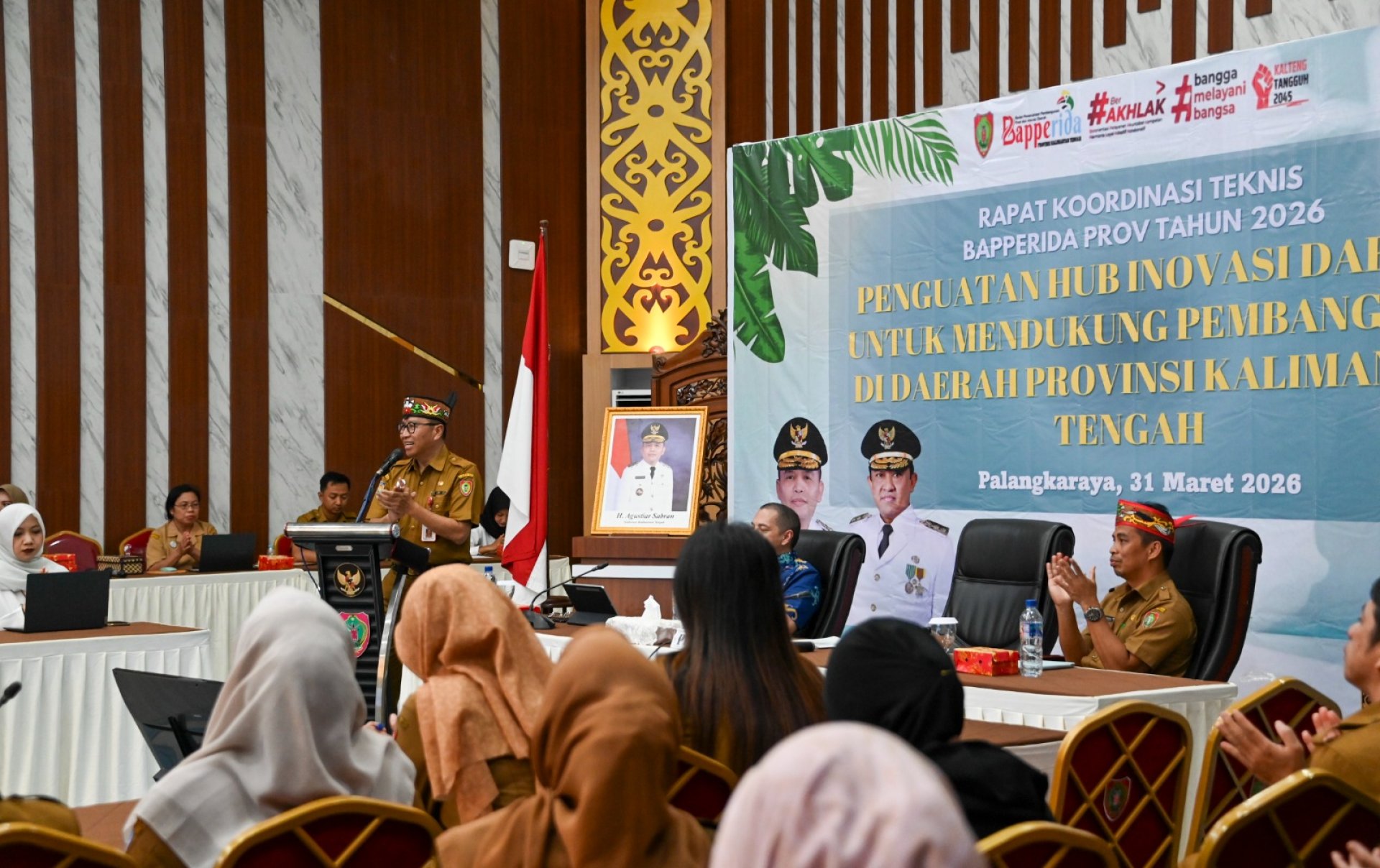 Wakili Gubernur, Plt. Sekda Buka Rakortek Riset dan Inovasi Daerah Kalteng