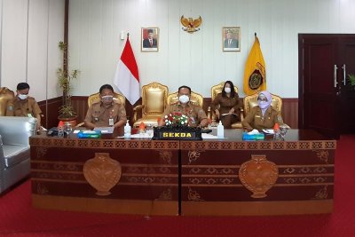 Setda Prov Kalteng Pj Sekda Kalteng Hadiri Rapat Konsolidasi Peningkatan Penggunaan Produk