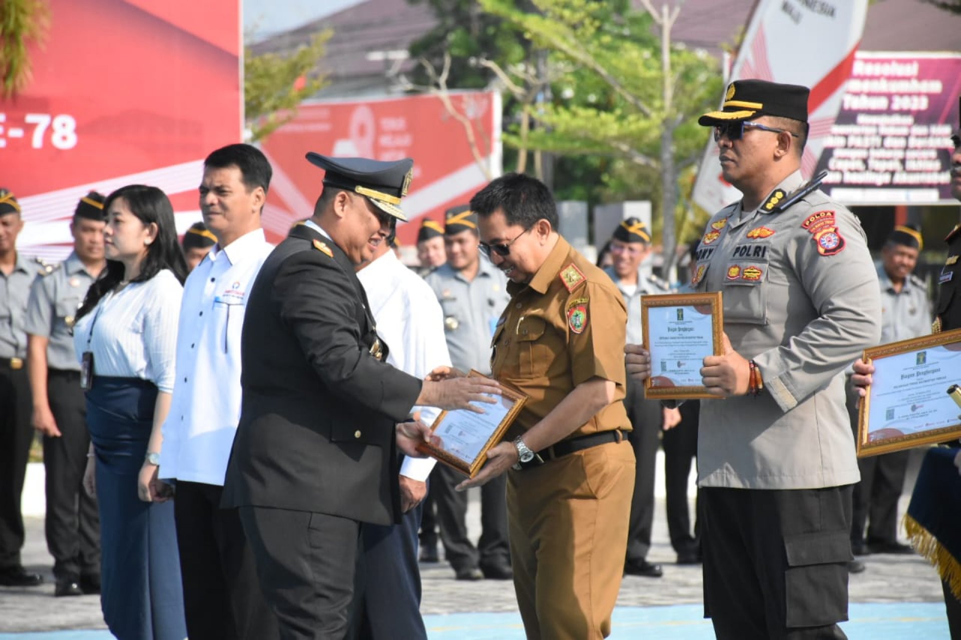 Setda Kalteng Peroleh Penghargaan dari Kemenkumham