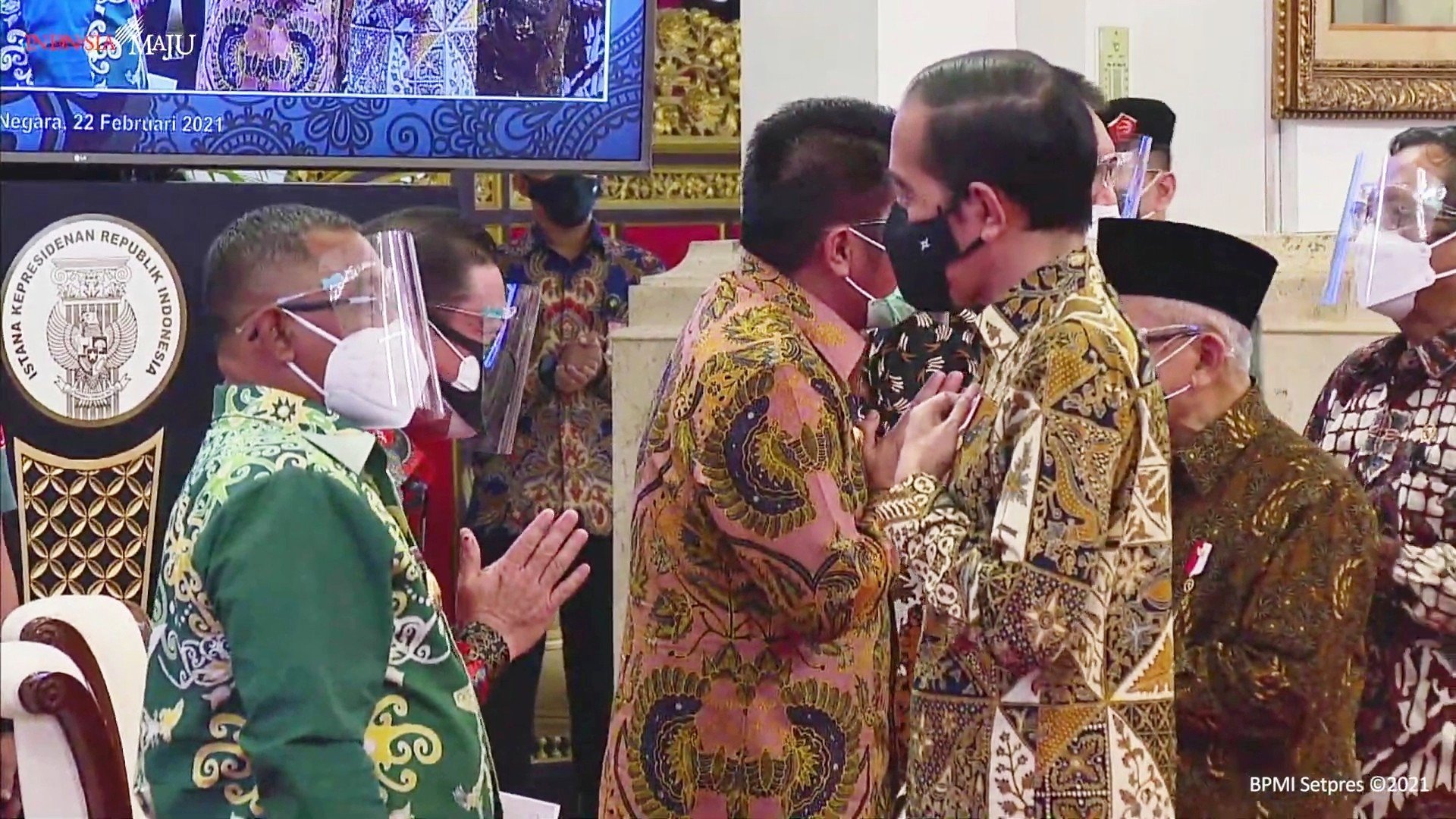 Hadiri Rakornas Karhutla 2021 di Istana Negara, Wagub Kalteng Terima Pengarahan dari Presiden