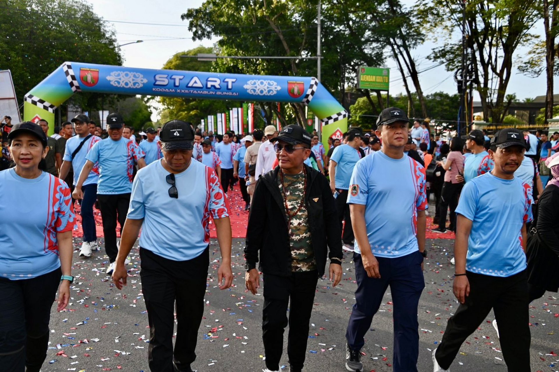 Gubernur Kalteng Hadiri Tambun Bungai Run dalam rangka Hari Bela Negara dan Hari Juang TNI AD