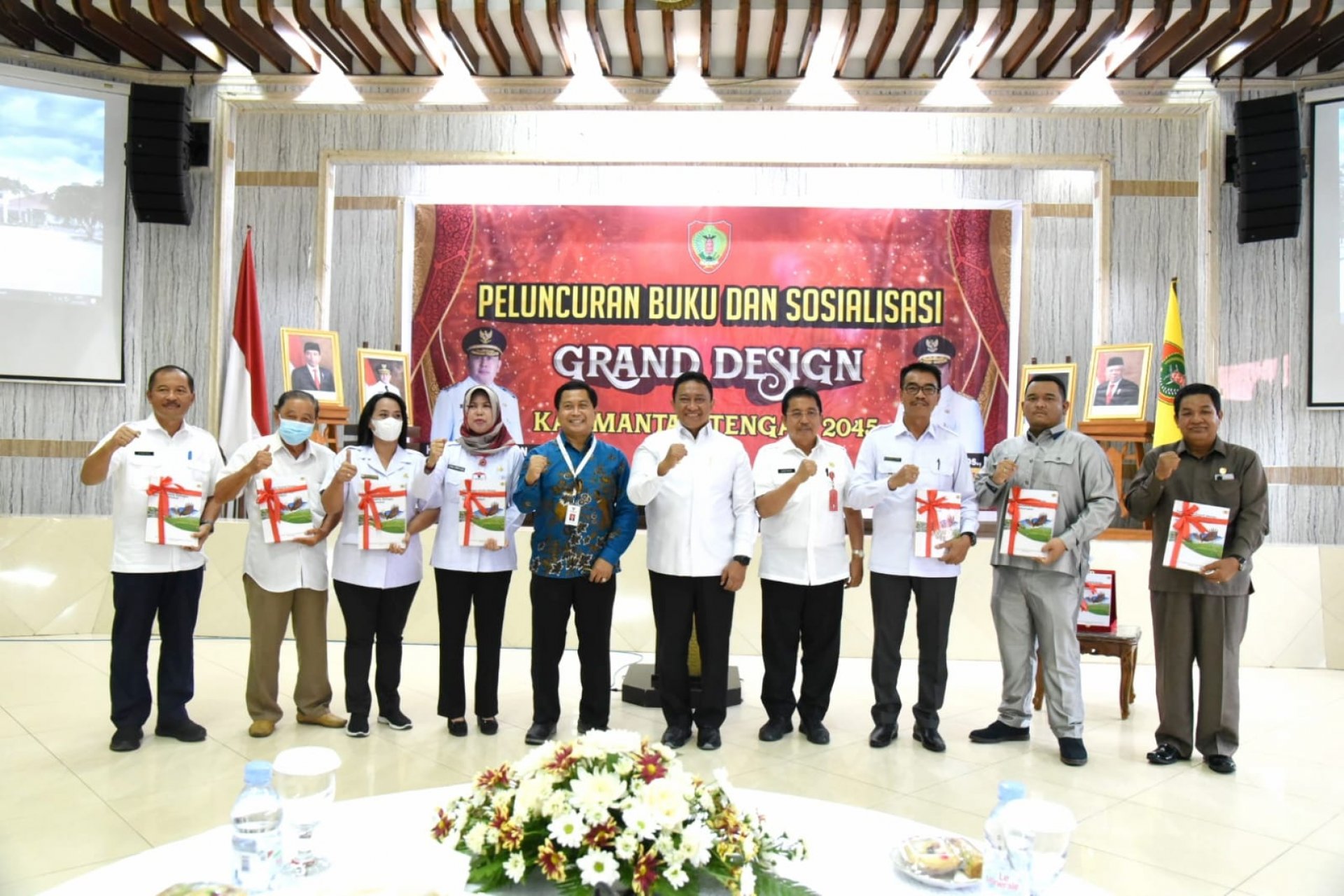 Buku Grand Desain Kalimantan Tengah 2045 Resmi Diluncurkan