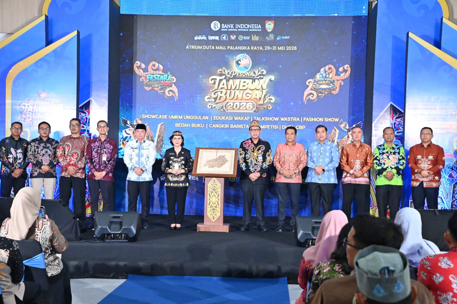 Wakili Gubernur, Pj. Sekda Linae Victoria Aden Buka Pesona Tambun Bungai 2026