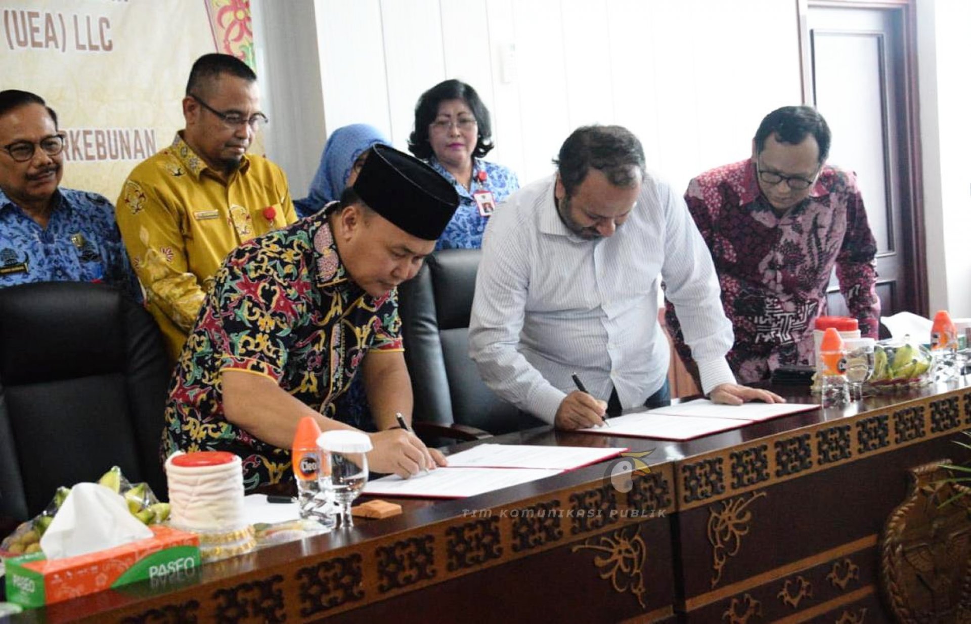 Penandatanganan Letter of Intent (Nota Minat Kerja Sama) antara Pemerintah Provinsi Kalimantan Tengah dengan Elite Agro Uni Emirat Arab